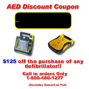 $125 AED Discount Coupon - AED Packages!
